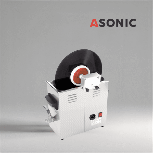 ASONIC Vinyl Cleaner-02 ultrazvočno čistilo, obnovi jasnost in odstrani šum z 2 LP plošč.